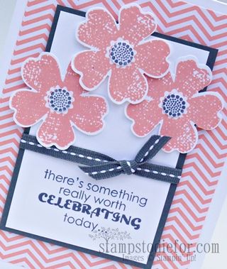 Card Made by Patsy Waggoner with Flower Shop Stamp Set Stampin Up