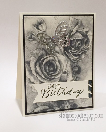 Timeless elegance birthday card www.stampstodiefor.com