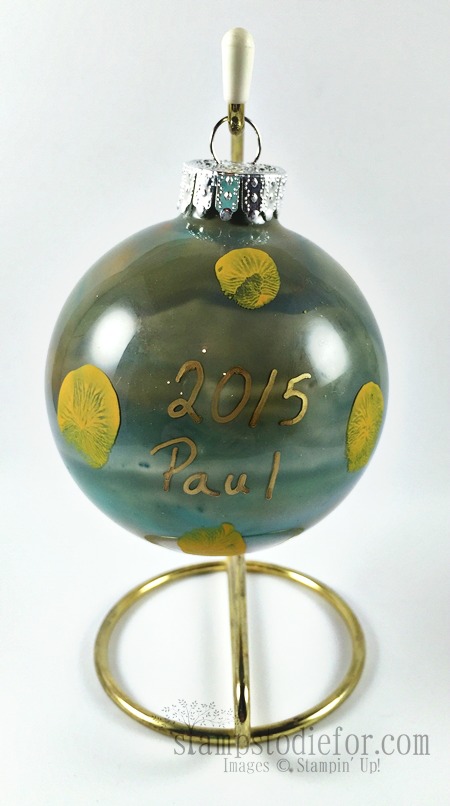 Paul Waggoner Christmas Ornament 2015