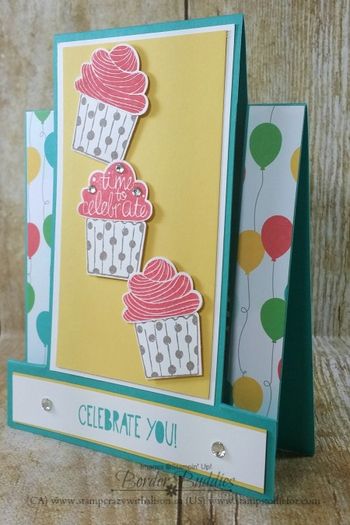Cupcake Party Stamp Set www.stampcrazywithalison.ca