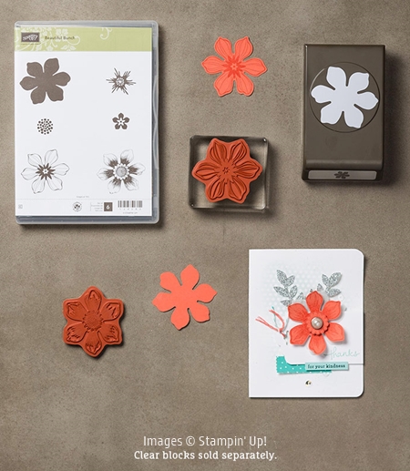 Beautiful Bunch Stamp Set and Fun Flower Punch Bundle
