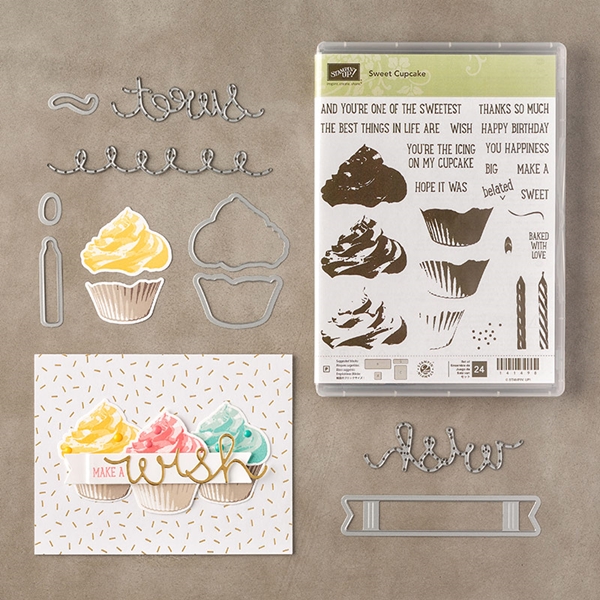 Sweet Cupcake and Cupcake Cutouts Framelits #stampinup