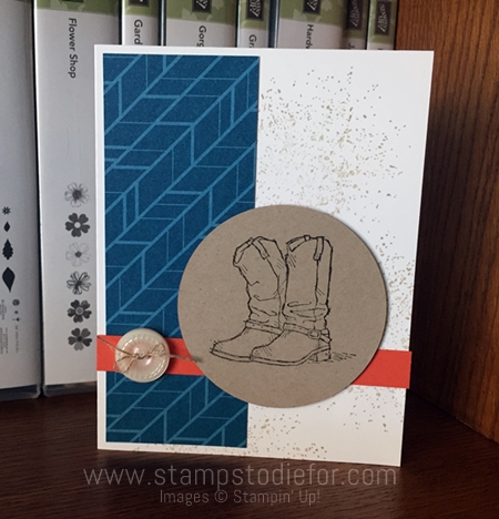 Country Livin Stamp Set by Stampin' Up! Cowboy boots stamp