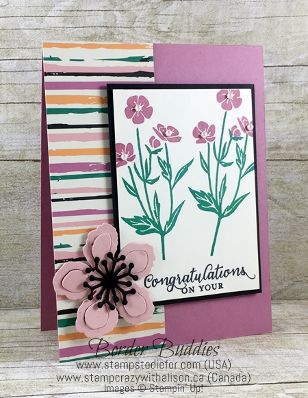 138728 Wild About You and Botanical Builder Framelits Dies by Stampin' Up Border Buddies