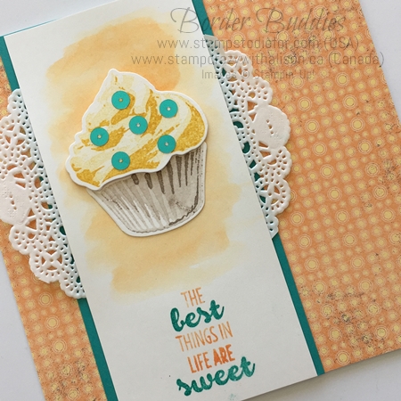 Sweet Cupcake stamp set and Cupcake Cutouts Framelits by Stampin' Up! www.stampstodiefor.com 3