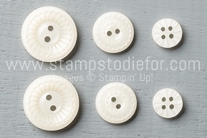 138393 Classy Designer Buttons by Stampin Up