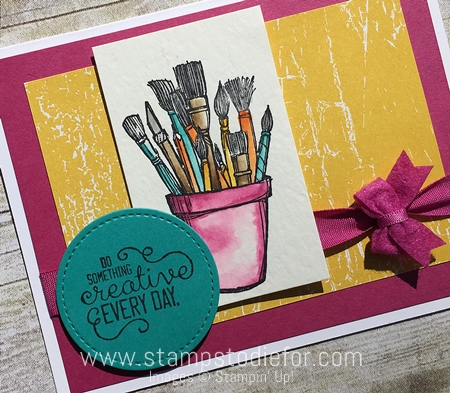 Crafting Forever Stamp Set by Stampin' Up! Watercoloring www.stampstodiefor.com 2