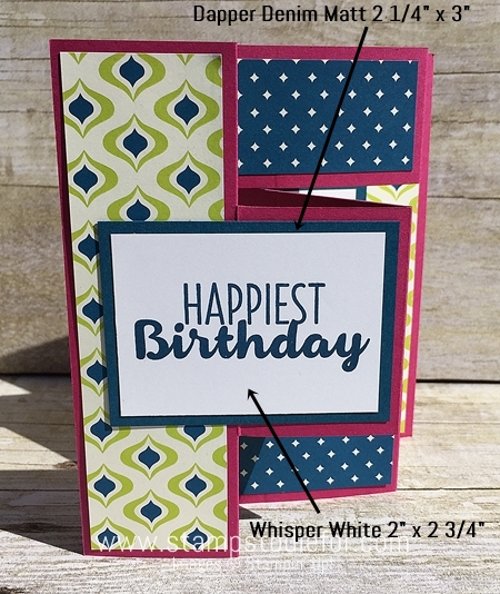 Shutter Fold Birthday Card Template directions 6