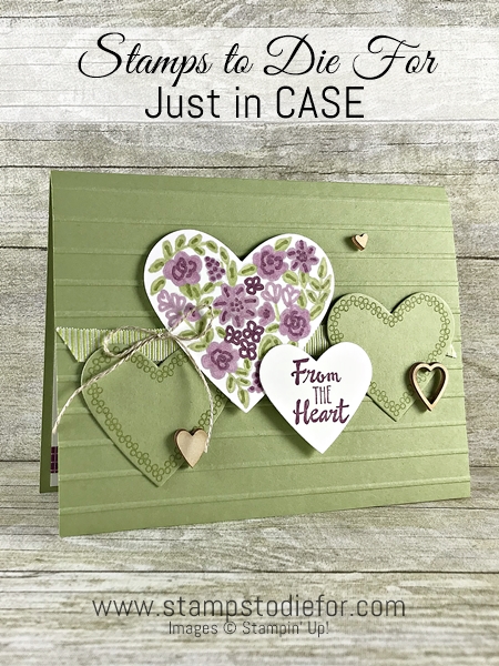 CASE handmade card using the Heart Happiness stamp set by Stampin Up