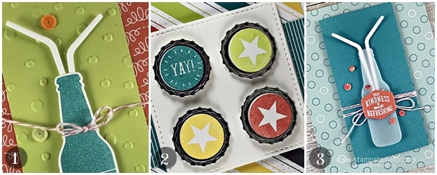 Bubble Over stamp set and coordinating framelits dies