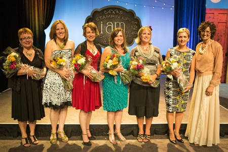 2012-2013 Stampin' Up! Advisory Board with Shelli Gardner Heather Summers, Desirée Spenst, Amy Storrie, Ronda Wade, Mary Fish