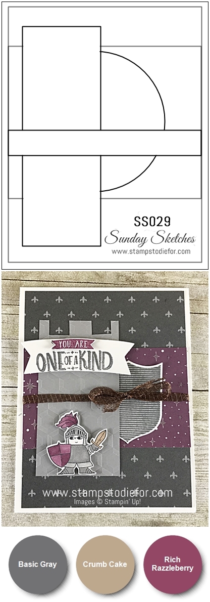 SS029 Hand Stamped birthday card using the Magical Day stamp set by Stampin' Up!