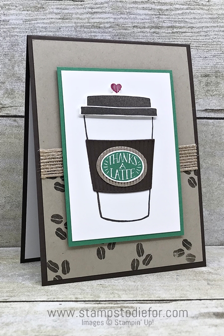 Sunday Sketches SS034 Card Sketch using Coffee Cafe stamp set and Coffee Cup Framelits by Stampin Up www.stampstodiefor.com