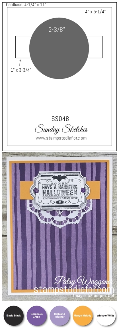 Lables to Love Stamp Set by Stampin' Up! Halloween Card www.stampstodiefor-vert