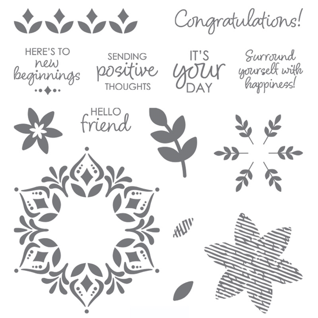 Happiness Surrounds stamp set by Stampin Up