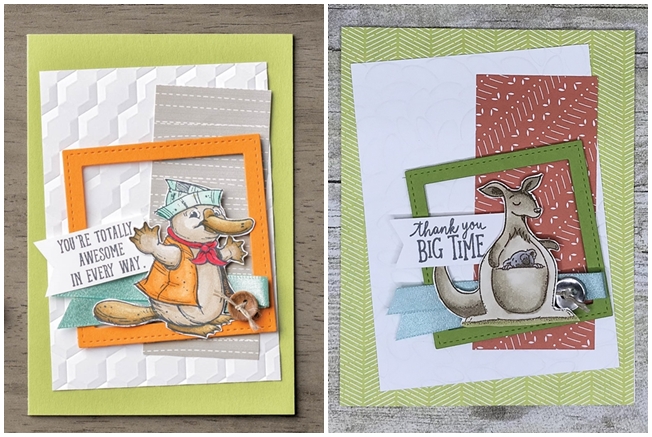 Just in CASE Animal Outing stamp set by Stampin Up www.stampstodiefor.com paired up