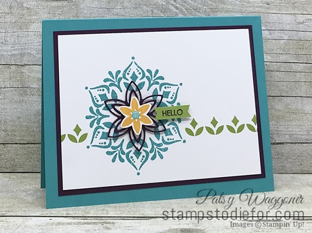 Happiness Surrounds Stamp Set & Snowflake Trinket Dies by Stampin' Up! Hello www.stampstodiefor.com