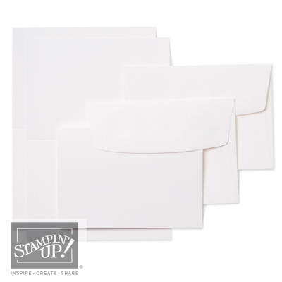 Precut Note Cards and Envelopes by Stampin Up