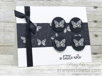 Card Created using Sunday Sketch SS019 and Butterfly Gala Stamp Set and Punch and Botancal Butterfly Paper #stampinup #SS019