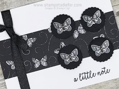 Card Created using Sunday Sketch SS019 and Butterfly Gala Stamp Set and Punch and Botancal Butterfly Paper #stampinup #SS019 (3)