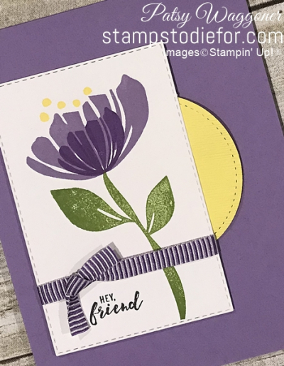 Card stamped  using Sunday Sketches SS025 using the Bloom by Bloom Stamp Set #stampinup #SS025 222 (4)