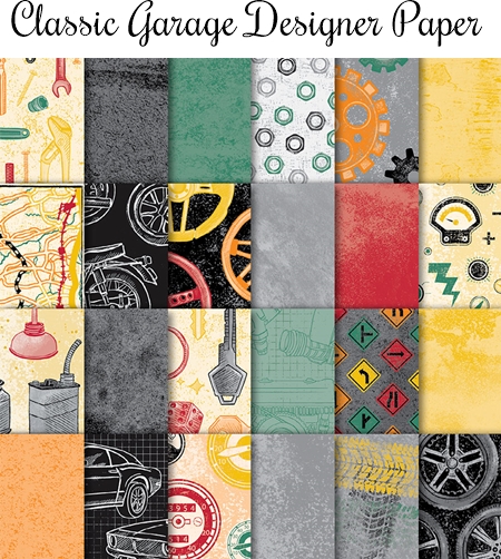 Classic Garage Designer Series Paper by Stampin Up