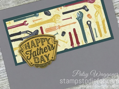 Card stamped using Sunday Sketches SS028 Classic Garage Suite of Products #stampinup #cardsketch #SS028 2