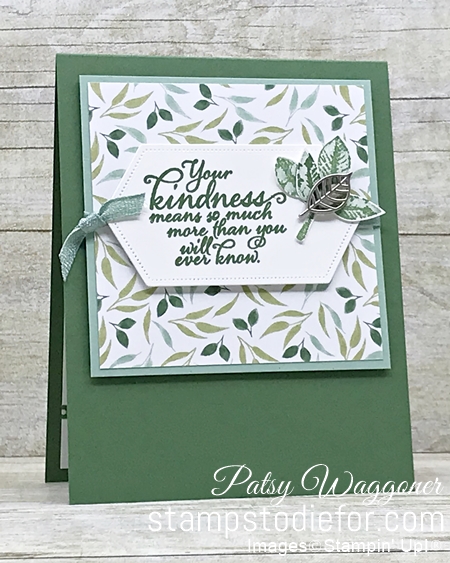 One Sheet Wonder OSW #loveitchopit Piece E Magnolia Lane Suite by Stampin' Up!