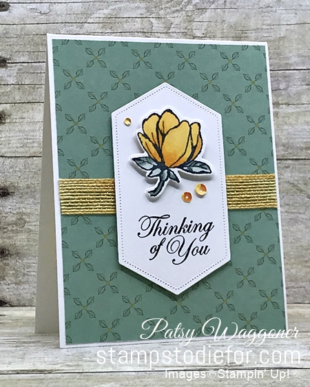One Sheet Wonder OSW #loveitchopit Piece A Magnolia Lane Suite by Stampin' Up!