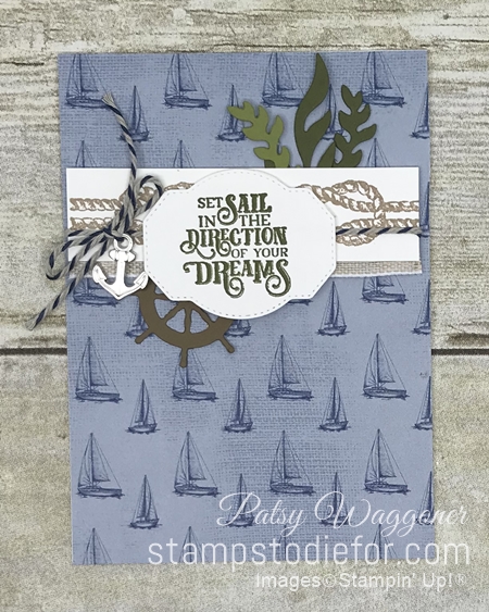 Just in CASE pg 144 Sail Home stamp set by Stampin' Up! a