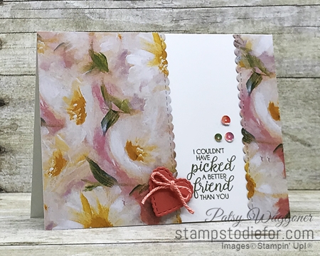 Just in CASE series pg 7 Perennial Essence Designer Paper by Stampin' Up!