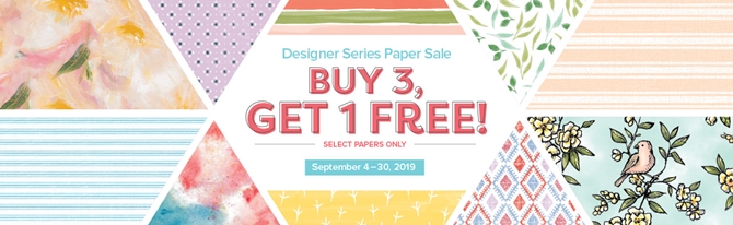 Stampin' Up! Designer Series Paper Sale Promotion