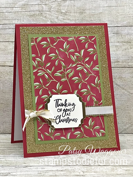Most Wonderful Time Stamp Set by Stampin Up Sunday Sketch SS051 (2)