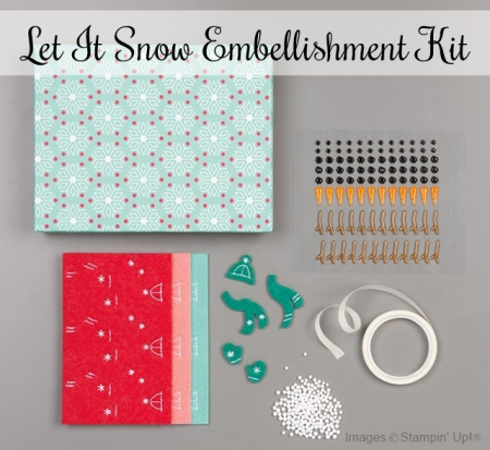 Let it Snow Embellishment Kit 2