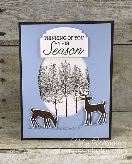 Dashing Deer & Winter Woods stamp sets Christmas Card Fun Fold 2