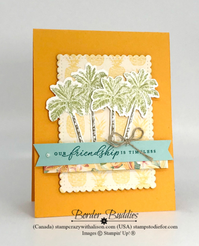 Alison Tropical Oasis Just in CASE Card