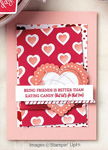 From My Heart Suite Valentine Card by Stampin' Up! 2