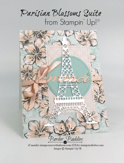Parisian Blossoms by Stampin' Up! Just in CASE card