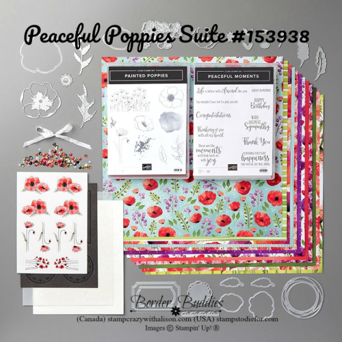 Peaceful Poppies Suite www.stampcrazywithalison.com