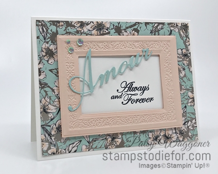 Sunday Sketches Card Sketch made using Parisian Blossoms by Stampin' Up! 2-23 