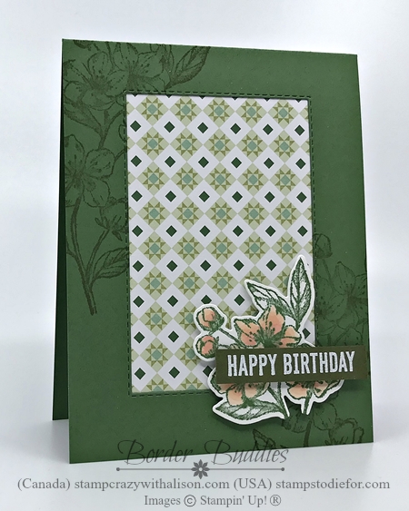 Just in CASE card created using Parisian Blossoms stamp set by Stampin' Up! 