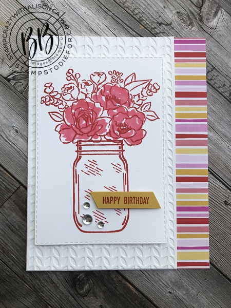 Step Up Cards Jar of Flowers stamp set by Stampin' Up! 2