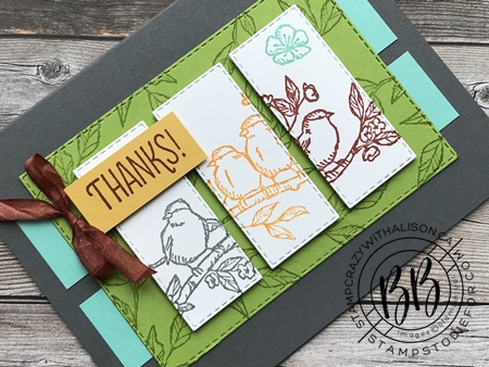 CASE card page 55 Free As a Bird Stamp Set by Stampin' Up! slanted
