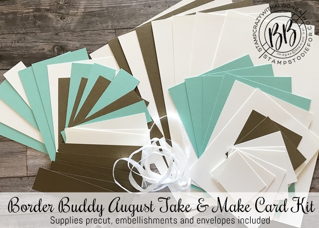 August Take and Make precut supplies Nothing Better Than Stamp Set by Stampin’ Up!® supplies