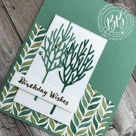 Winter Woods Stamp Set by Stampin' Up! Birthday Card 2