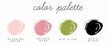 Color Palette using Stampin' Up! colors