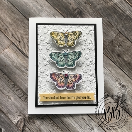 Butterfly Bouquet by Stampin Up Border Buddy PDF Free Tutorial Card 2awm