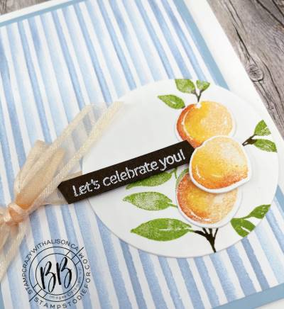 You're a peach suite featuring the sweet as a peach stamp set by Stampin' Up! (4)
