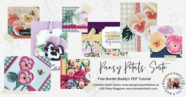 Pansy Petals Suite by Stampin' Up! Collage