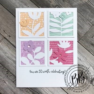 Border Buddy Sunday Sketch Card Series featuring the All Squard Away stamp set by Stampin' Up!